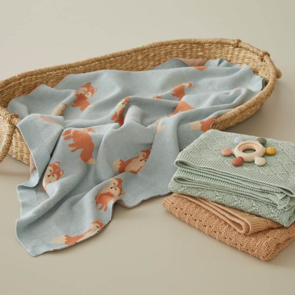 Fox Baby Blanket