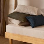 KENZO OLIVE BOUCLE CUSHION 30X50CM