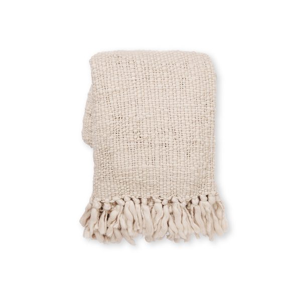 NOLAN TAUPE THROW 130X150CM