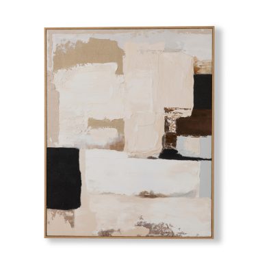 CLYDE BLACK / NEUTRAL WALL ART