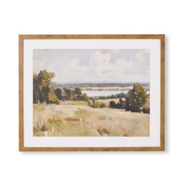 HAMPSHIRE LANDSCAPE FRAMED PRINT