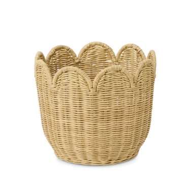 MALI NATURAL RATTAN BASKET SM