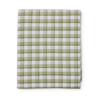 MALDON GREEN CHECK TABLECLOTH