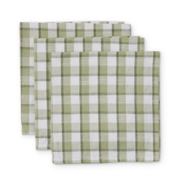MALDON GREEN CHECK NAPKIN S4