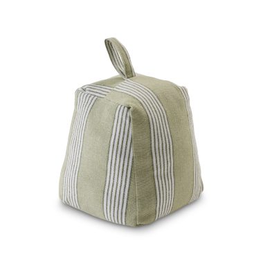 CATANIA GREEN STRIPE DOOR STOP