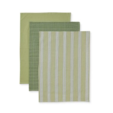 WOVEN CATANIA STRIPE T/TOWEL PK3