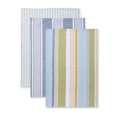 FAIRHAVEN BLUE/GREEN T/TOWEL PK3