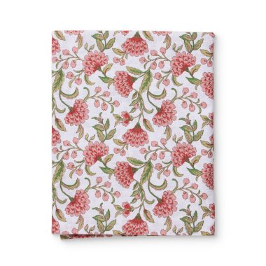 GEORGIA PINK/GREEN TABLECLOTH