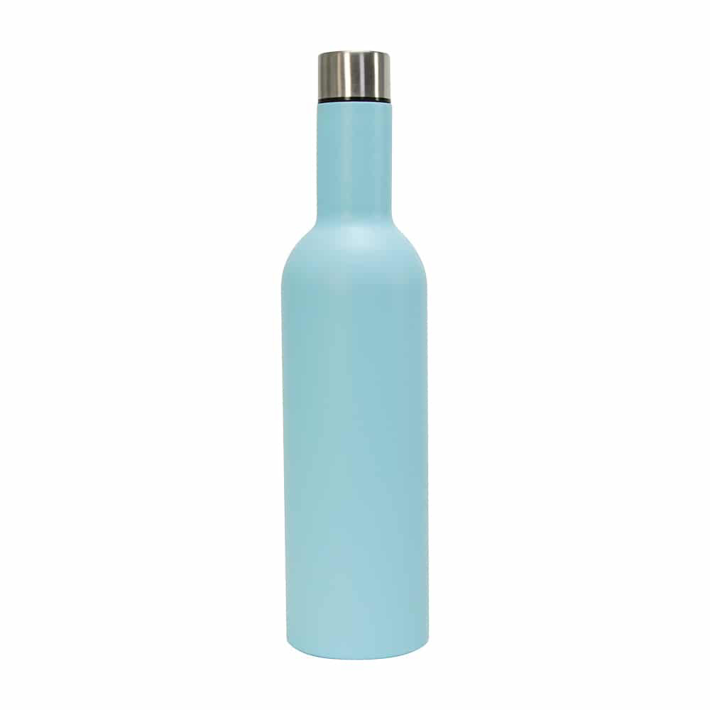 Wine Bottle Stainless-Gelato Blue