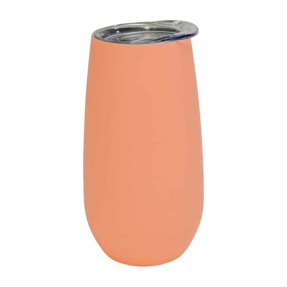 Sparkling Flutes Stainless-Gelato Peach