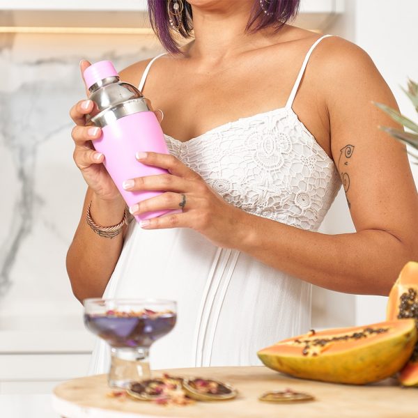 Cocktail Shaker Stainless-Pink