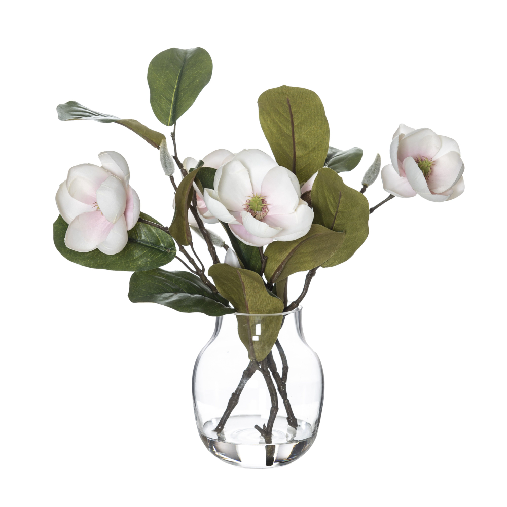 Chinese Magnolia Spray-Adina Vase