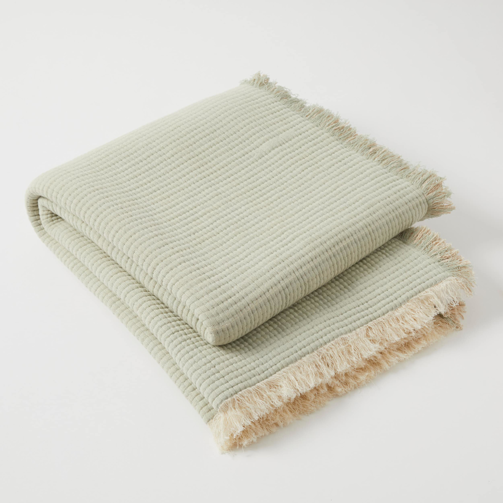 Mabel Throw Seafoam-Almond
