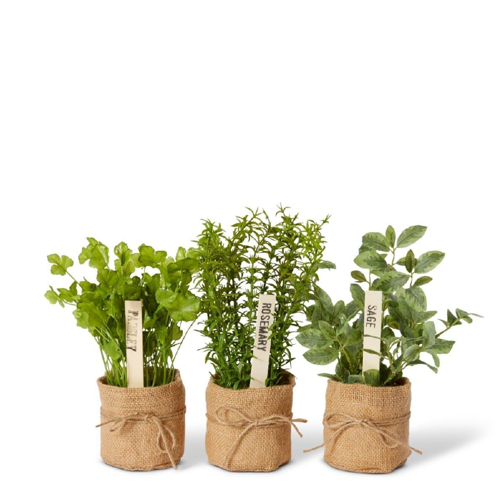 Herbs in Burlap Asst