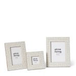 Cambria 3x3" Photo Frame - White -11x11