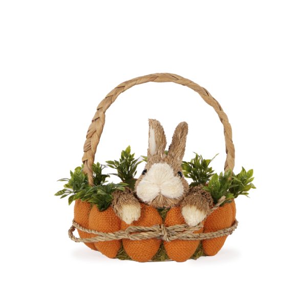 Medium Carrot Meadow Hunting Basket