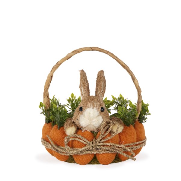 Large Carrot Meadow Hunting Basket