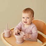 Henny Silicone Sippy Cup Pink
