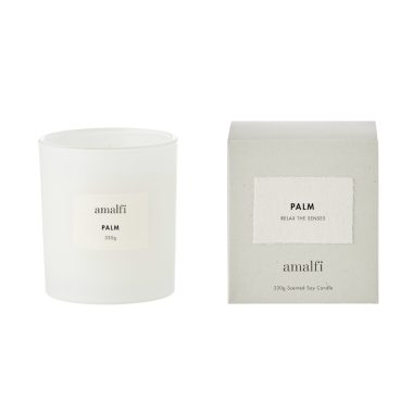 Palm Scented Soy Wax Candle