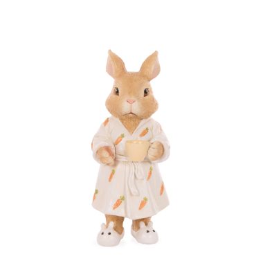 NAPTIME BUNNY W/SLIPPERS 19cm