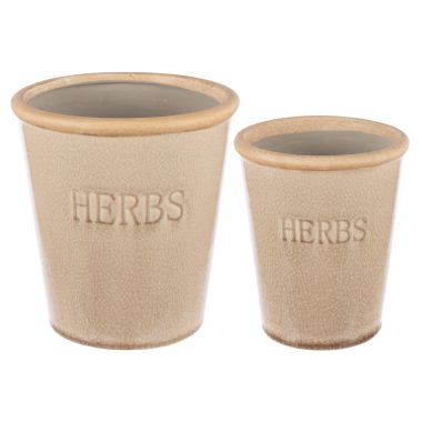 Provence Herb Pot Lge