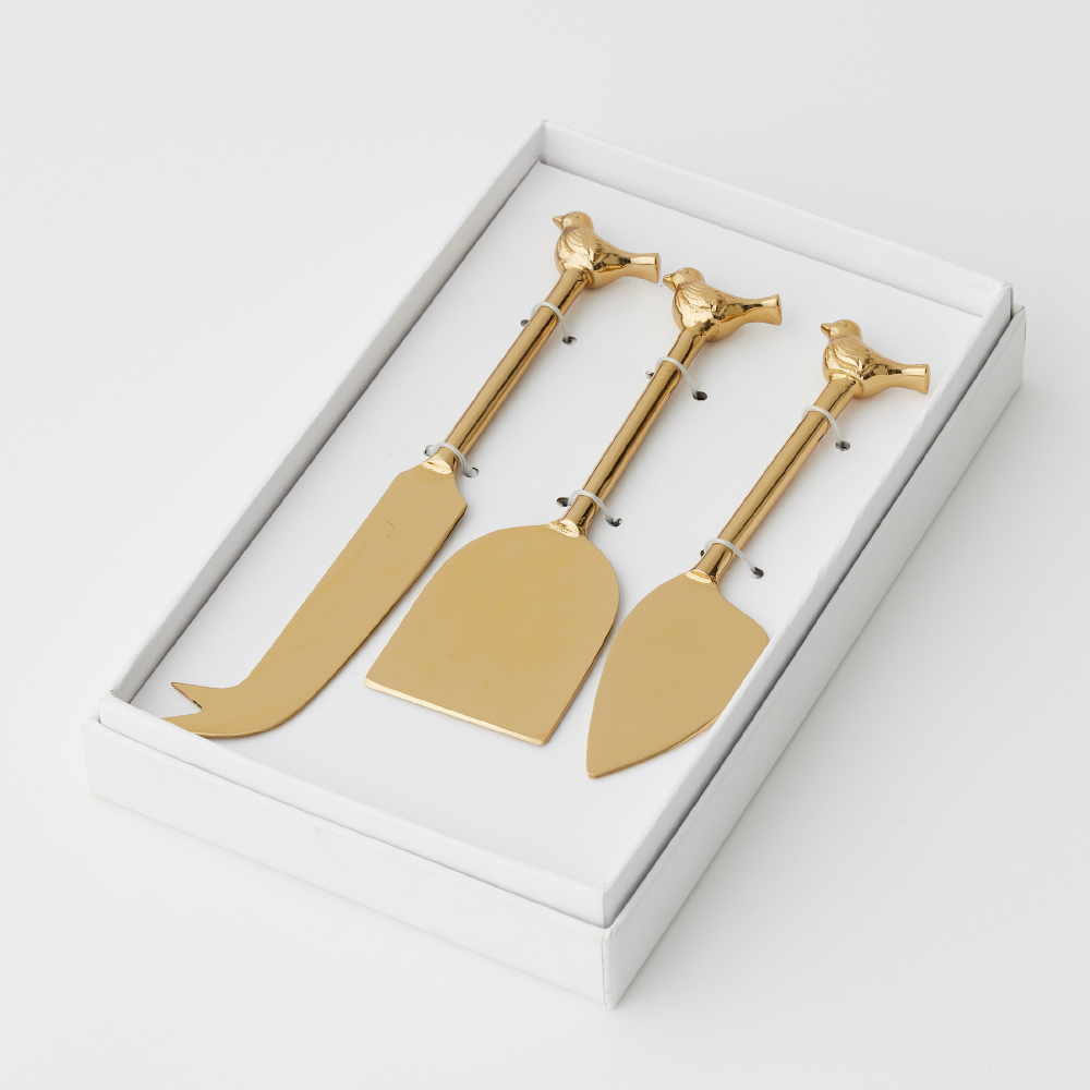 Bird Cheese Knives S/3