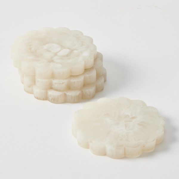 Estila Coasters S/4 Nougat