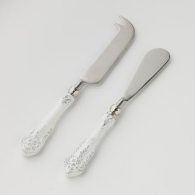 Heirloom Cheese Knife & Spreader S/2