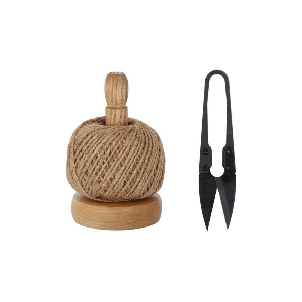 Meg Wooden Twine Holder x Snips