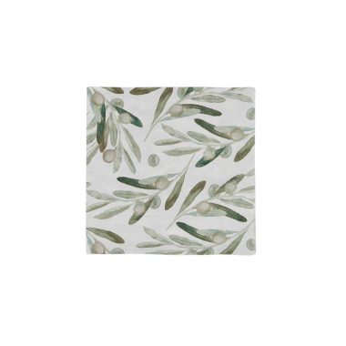 Olive 20pk 3 Ply 33cm Napkin Green