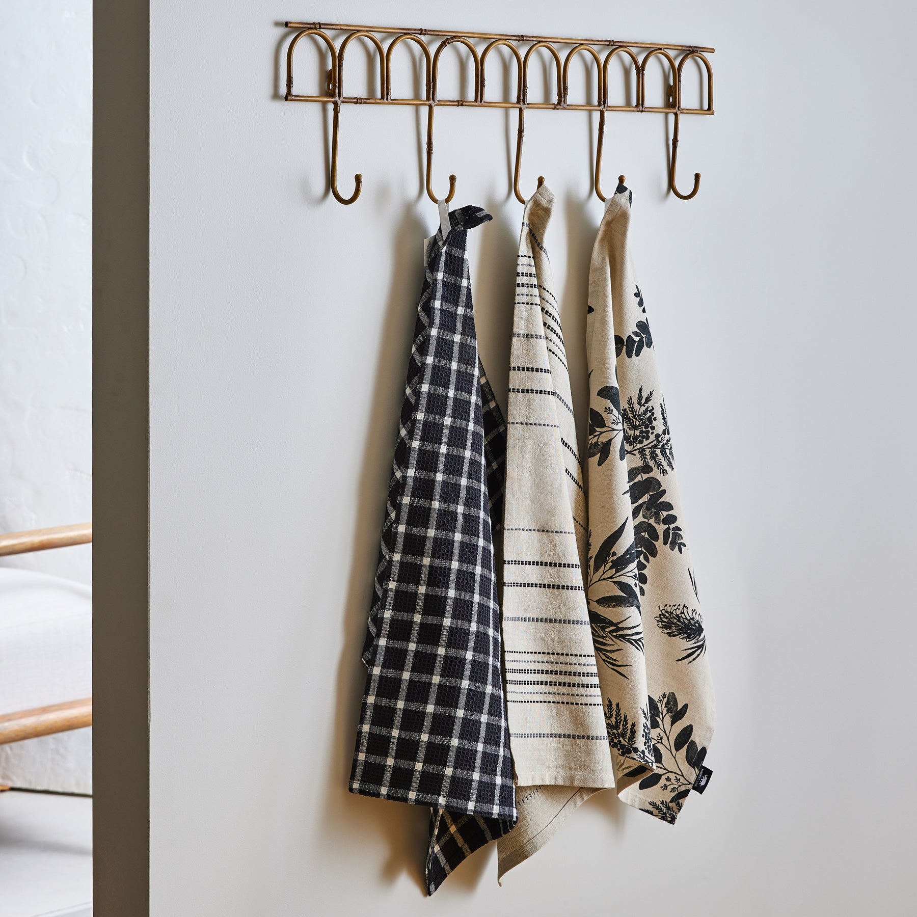 Coorong Charcoal Teatowel Pack