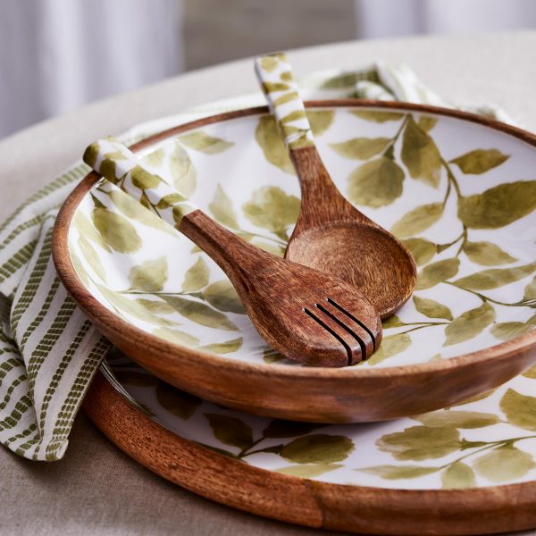 Riveria Green Round Platter
