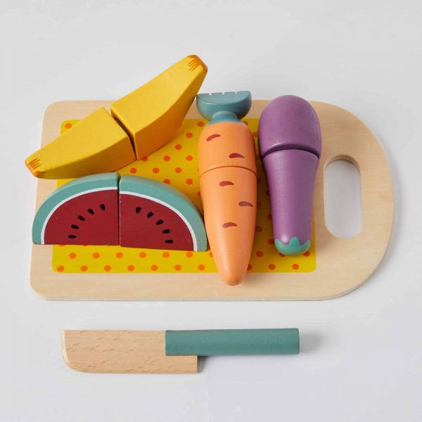 Wooden Fruit Chopping Set