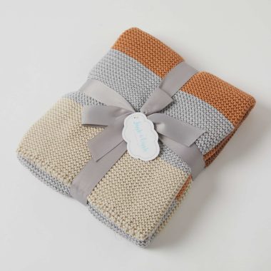 Oslo Knitted Baby Blanket