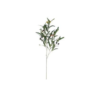 Olive Stem w Fruit Green 69cm