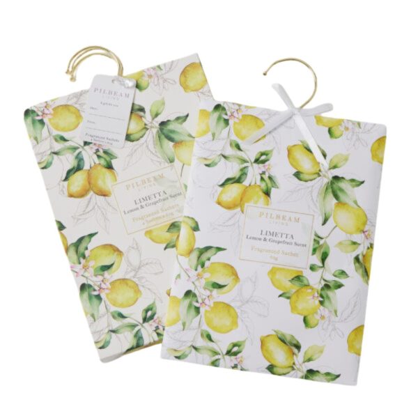 Limetta Scented Hanging Sachet S/4 Lem/G