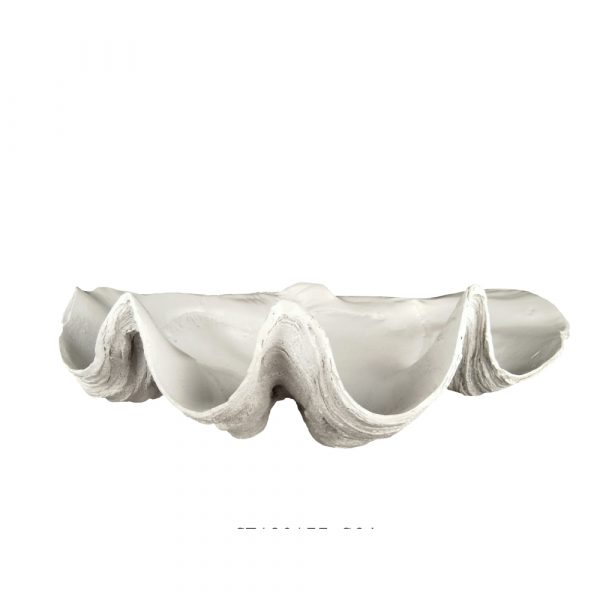 Poly Clam White Medium