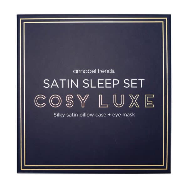 Sleep Set Cosy Luxe Satin Midnight