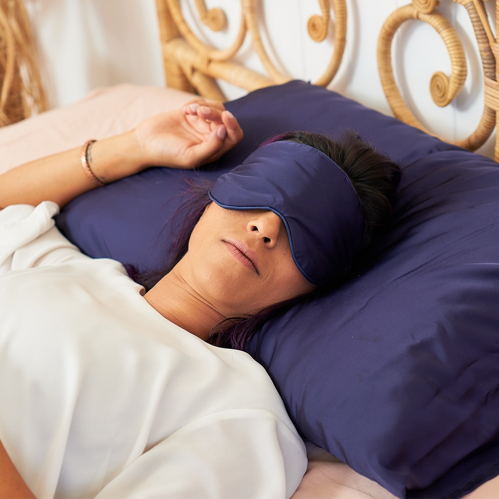 Sleep Set Cosy Luxe Satin Midnight