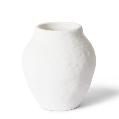 Regan Tall Pot White 21x21x23cm