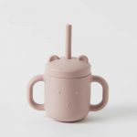 Henny Silicone Sippy Cup Pink
