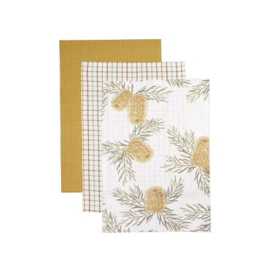 BANKSIA TEATOWEL PACK 3