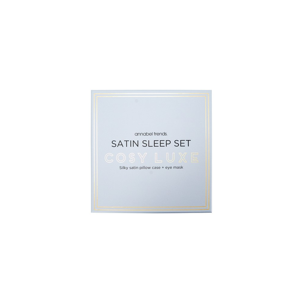 Sleep Set Cosy Luxe Satin Dusty Blue