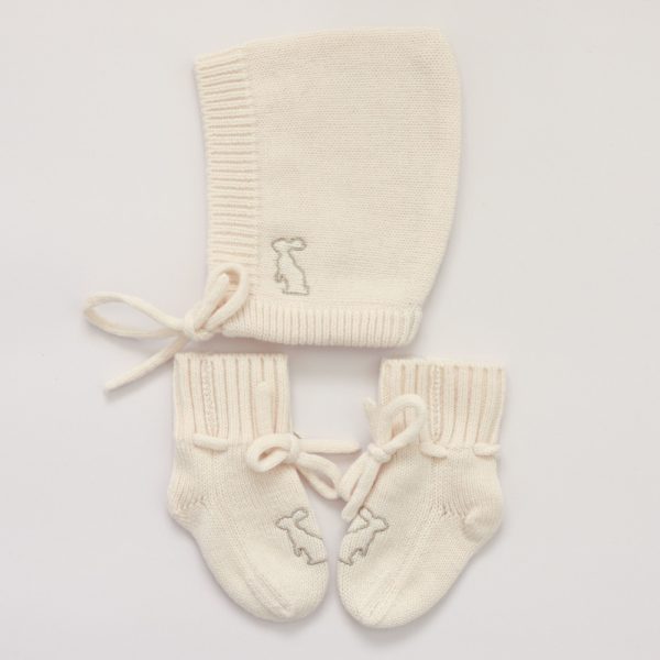 Bonnet and Bootie set - Bunny