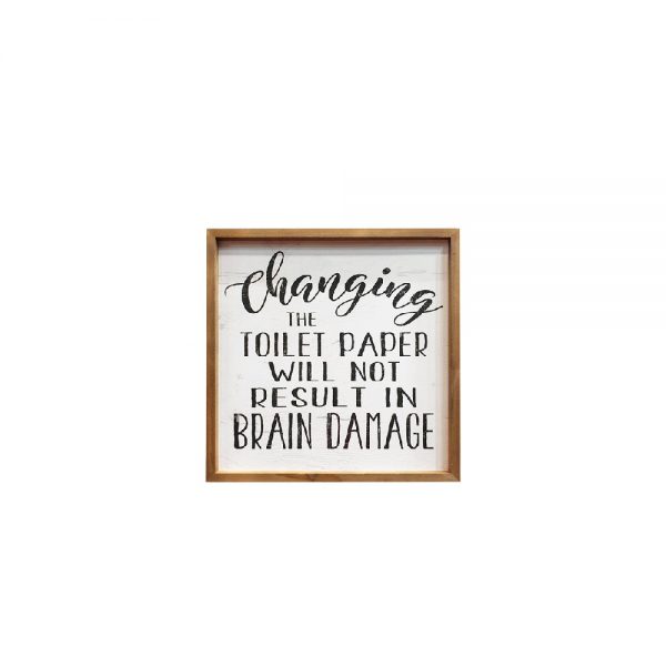 Changing The Toilet Paper Sign – Village Home &amp; Living