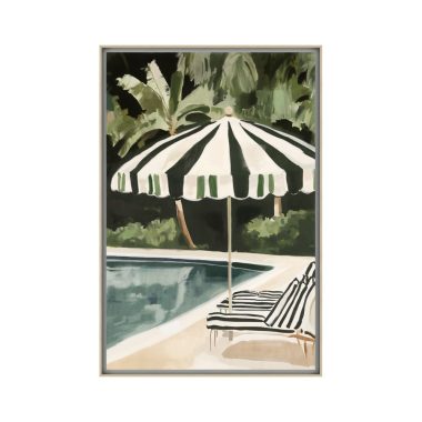 Amalfi By The Pool Print