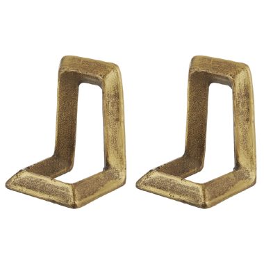 AM Harlow Bookends Gold