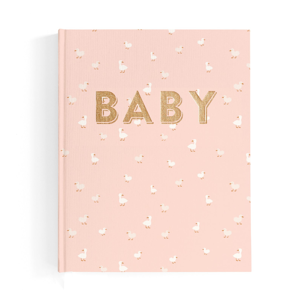 Baby Book Pink Ducks