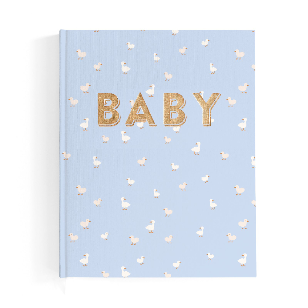 Baby Book Blue Ducks