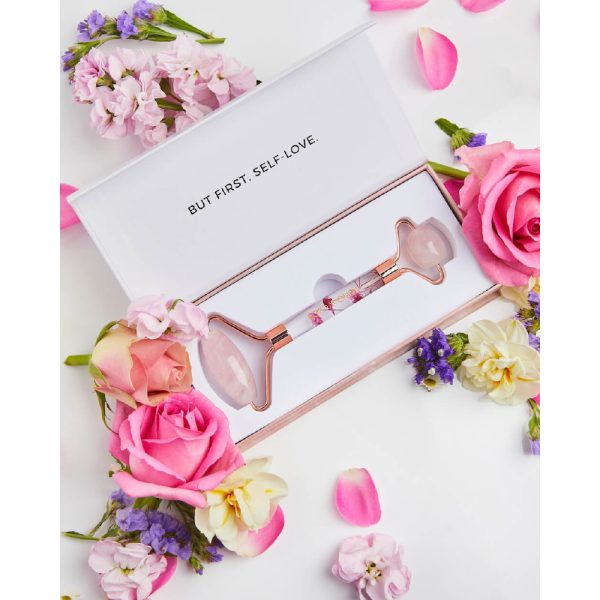Floral Quartz Facial Roller